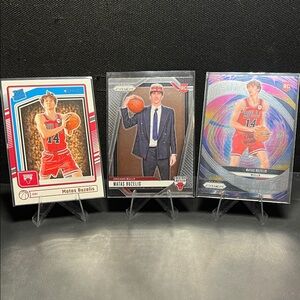 Matas Buzelis Chicago Bulls Rookie Trading Card Basketball Lot